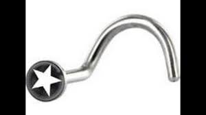 Once it is through and you feel the tip on the pad of your finger, remove your finger from your nostril. How To Remove Insert A Corkscrew Nosering Best Video Youtube