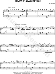 River flows in you is one of the most famous piano suites by a popular international pianist and composer from south korea, yiruma (born february 15, 1978). Yiruma River Flows In You Sheet Music Piano Solo In A Major Download Print Sku Mn0096080