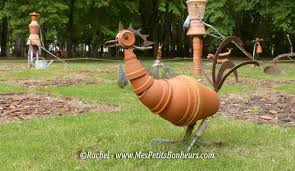 Poule En Pots De Fleurs Et Serpettes Projets De Pots D Argile Art Des Jardins Bricolage Pot De Fleurs