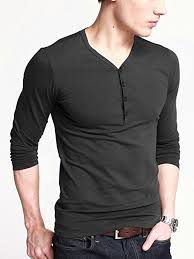 At beyoung, we give a plethora of design options with buttering colors and amazing patterns. 4how Men S V Neck Henley Shirt Long Sleeve Tshirt Slim Fit Casual Deep Gray Size Xl Mens Casual T Shirts Long Sleeve Undershirts Casual T Shirts