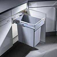 Hailo 3668401 Poubelle Plastique Gris 32 X 46 6 X 54 2 Cm Amazon Fr Cuisine Maison Meuble Sous Evier Poubelle Cuisines Maison