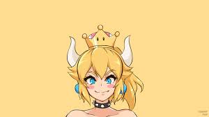 Wallpaper ID: 159372 / yellow, blue eyes, Bowsette, Peach, blonde free  download