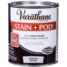 Designed to let wood's natural beauty shine through, this formula provides maximum scratch and stain resistance on indoor furniture, doors, etc. Varathane 1 Qt Espresso Satin Oil Based Interior Stain And Polyurethane 2 Pack 339591 The Home Depot Varathane Staining Wood Interior Stains
