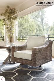 Ashley Furniture Beachcroft Beige Swivel Lounge Chair