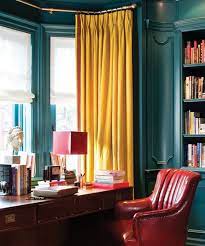 16 Colorful Offices To Get Your Creative Juices Flowing Curtains Living Room Trendy Living Rooms Room Colors