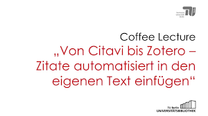 « berlin zitate / redewendungen ». Von Citavi Bis Zotero Zitate Automatisiert In Den Eigenen Text Einfugen Youtube
