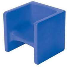 Amazon Com Children S Factory Chair Cube Blue Toys Games Cube Chair Kids Chairs Toddler Chair