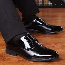 107 results for mens wedding shoes black patent. Pointed Formal Men Shoes Images Royal Buckingham Fashion