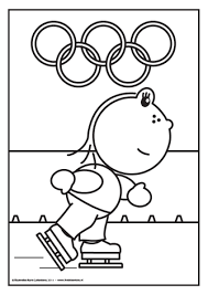 Kleurplaat Lola Schaatst Mee Met De Olympische Spelen Olympische Spelen Olympische Winterspelen Spel