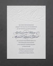 Letterpress With Initials At The Top Letterpress Wedding Stationery Letterpress Wedding Invitations Wedding Invitations