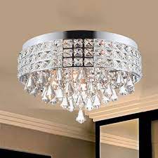 But ceiling lights are especially excellent for living rooms. Sparkling Crystal Lighting Fixture Contemporary Round Ceiling Light Fixtures For Bedroom Takeluckhome Com