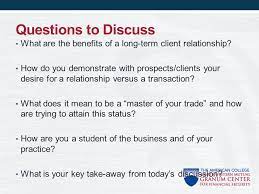 If a couple only sees a year or more as long term, then to them it is. Client Building What Does It Mean Building Long Term Relationships With Clients Listening And Appreciating The Client S Needs Understanding The Art Ppt Download