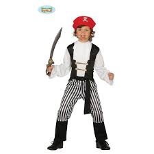 Um eine öffentliche frage zu stellen. Costume Carnevale Pirata Bimbo 5 6 Anni Bucanero Vestito Completo Di Bandana7camicia E Gilet Cintura Pantalone