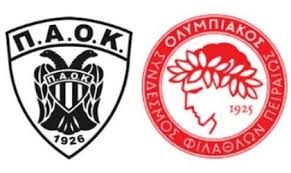 Απευθείας εκτέλεση φάουλ από τον βαλμπουενά, εκτίναξη του πασχαλάκη. Zwntana Apo 8essalonikh Paok Olympiakos Pisina Net