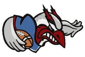 This is perhaps the redesign i am most excited about. Montreal Alouettes Logo 2 Machine Embroidery Design