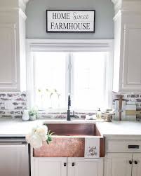 It's important to properly seal or fit a glass panel over the brick 13. 8 Best Farmhouse Kitchen Backsplash Ideas And Designs For 2020