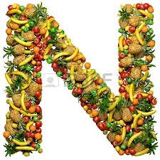 Lettre U Fait De Fruits Isole Sur Un Fond Blanc Lettre A Lettre U Abecedaire A Imprimer
