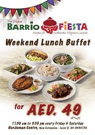 4 homemade recipes for barrio from the biggest global cooking community! Enjoy A Lunch Buffet Like No Other Indulge On Delicious Filipino Cuisines Every Weekend For Only Aed 49 See You At Barrio Lunch Buffet Cuisine Gastronomic