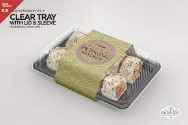 Download Clear Tray With Lid Packaging Mockup Food Mockup Packaging Mockup Food Packaging Design