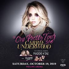 October 19th Carrie Underwood Phillips Arena Wogt Fm