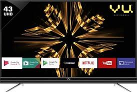 Vu 4k Led Android Tvs 43 49 55 Inch Price Features Specifications Smart Tv Chromecast Android Tv