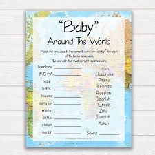 There are 16 printables in free printable baby shower games. Baby Shower Games Price Is Right Baby Shower Game Welcome To The World Baby Girl Travel Themed Shower The Price Is Right Shower Game Party Supplies Paper Party Supplies