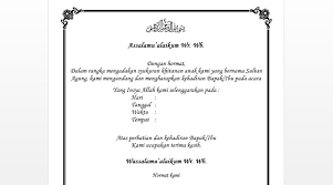 Kami berharap file undangan format doc ini bisa anda gunakan sebagai cotoh dengan frame atau bingka yang bagus dan cantik sehingga nampak indah.n contoh ucapan selamat, karena terkadang dalam berkat undangan itu dibubuhi ucapan selamat terutama pada acara kelahiran bayi. Contoh Surat Undangan Sunatan Khitanan Cara Membuatnya Kosngosan