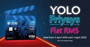 The uob yolo card has partnered with over 99 brands across various categories from dining and entertainment, to. Enjoy Flat Rm5 Gsc Movie Tickets With Uob Yolo Friyays Promotion