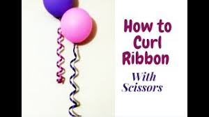Choose from 590+ balloon ribbon graphic resources and download in the form of png, eps, ai or psd. How To Curl Ribbon With Scissors Party Decorations Birthday Decorations At Home Craftastic Youtube
