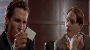 As nerdist reports , a youtuber called owlkitty addressed that very niche (and possibly heretofore nonexistent) critique by remaking the business card scene with cat photos. Let S See Paul Allen S Card American Psycho Youtube
