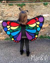 Disfraz De Mariposa Casero Butterfly Costume Kids Diy Butterfly Costume Halloween Costumes For Kids