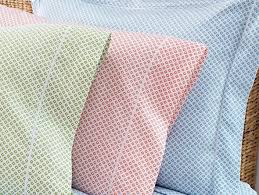 Emma Printed Sateen Sheet Set In 2020 Blue Print Bedding Print Bedding Printed Sheets