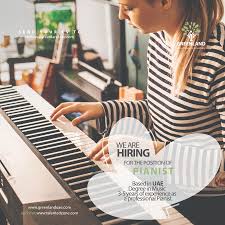 We Are Hiring For A Pianist In Dubai We Are Hiring Job Seeker Job Hunting
