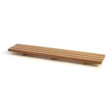 This 18 teak corner shower footstool with shelf is the perfect height to rest your feet while shaving in the shower with a compact footprint that will fit in the corner of any shower. Teak Bathtub Caddies At Lowes Com