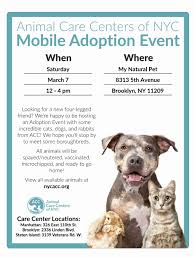 Take a few minutes to fill out and complete our adoption application. Acc Mobile Adoption Event My Natural Pet