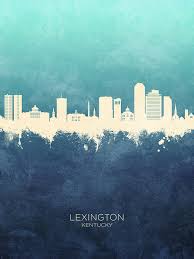 Lexington, ky (lex) lynchburg, va (lyn) macon / warner robins (mcn). Lexington Kentucky Skyline Digital Art By Michael Tompsett
