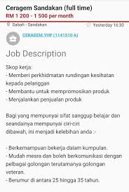What is new found an issue? Sabah Vacancy From Mudah My Vacancy Ceragem Sandakan Facebook