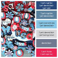 The fourth of july also called as independence day or july 4th is a federal holiday in the united states since 1941 commemorating the adoption of the declaration of independence on july 4, 1776, but the tradition of independence day celebrations goes back to the 18th century and the american revolution. 4th Of July Color Palette And Icing Color Formulas