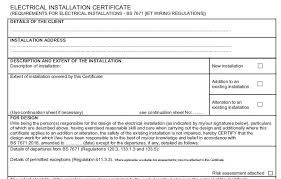 These electrical certificates (blank forms) can be filled on your pc or can be printed and filled in by hand. Model Forms