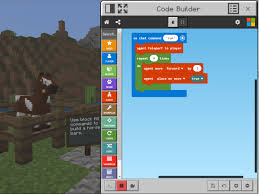 This feature is exclusive to bedrock edition and education edition. Download The Code Builder Update To Learn Coding In Minecraft Minecraft Education Edition