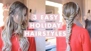 It's no secret that we at daily makeover love parties—and we beyond love fabulous party hairstyles. Holiday Party Hairstyles 3 Easy Holiday Hairstyles