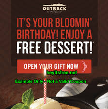 Check spelling or type a new query. Outback Steakhouse Birthday Freebie Hey It S Free