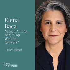 Elena Baca Once Again Named Among Daily Journal's 2023 “Top Women Lawyers”… 