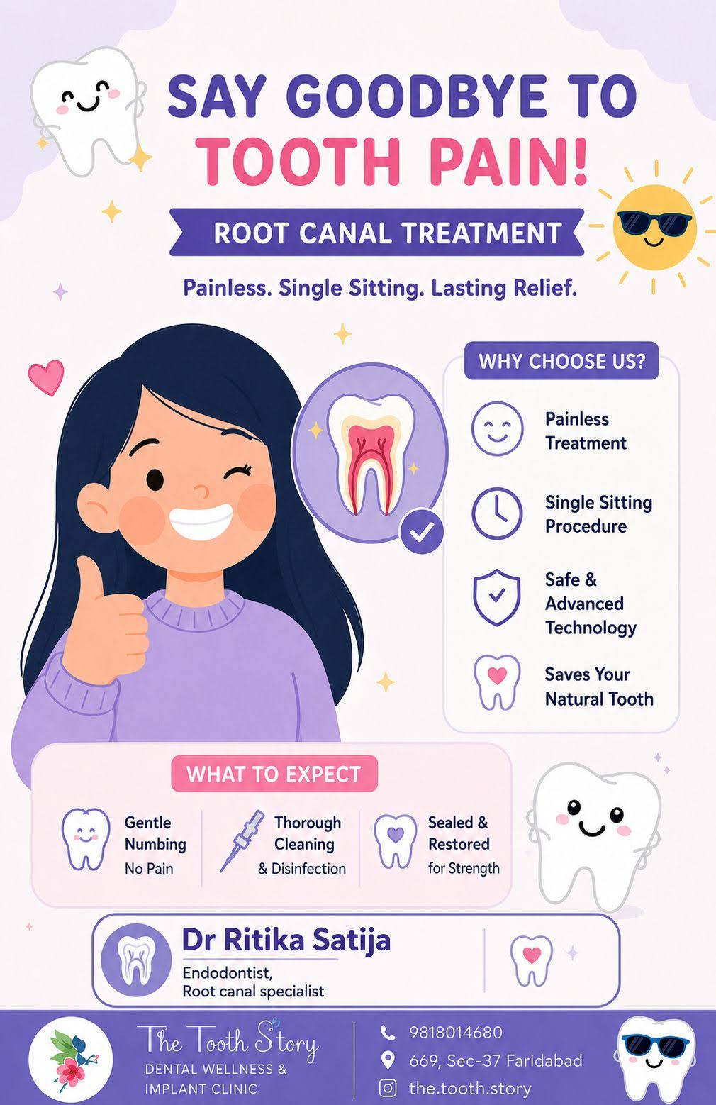 Painless Root Canal Treatment in Sector 37 Faridabad product image