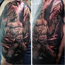 If you have an angry young man hidden inside you or if you are the leader of your wolf pack then it is only meant to have an angry wolf tattoo. Tattoo Werewolf