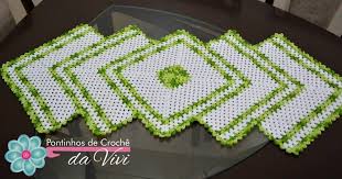 Caminho De Mesa Branco De Croche Croche Trilho Caminho De Mesa Branco E Verde Matizado Tamanho 1 20x0 50m Feito Com Linha Anne Dupla C Caminho De Mesa De Croche Caminho De Mesa Croche