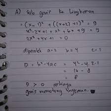 We did not find results for: Periksalah Hubungan Antara Garis Dan Lingkaran Berikut A X 1 2 Y 1 2 9 Y X 2b Brainly Co Id