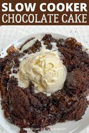 Slow Cooker Chocolate Cake Recipe Slow Cooker Chocolate Cake Crockpot Dessert Recipes Crock Pot Desserts