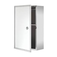Building one yourself and adding a mirror to the door is a. Croydex Lockable 1 Door Bathroom Medicine Cabinet 250 X 130 X 400mm Bathroom Furniture Screwfix Com