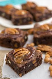 The crunchy pecans, the chewy caramel, the chocolate that. Turtle Brownies Crazy For Crust